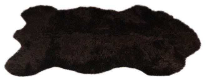 Faux Russian Brown Bear Rug 4'10x6'8 Large