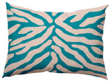 Animal Stripe Decorative Throw Pillow, Explorer Blue, 14"x20"