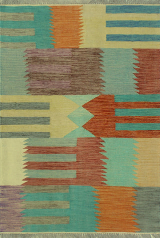 Winchester Kilim Pari Rust/Brown Rug, 3'3x4'10