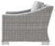 Lounge Sectional Sofa Chair Set, Rattan, Wicker, Gray, Modern, Outdoor