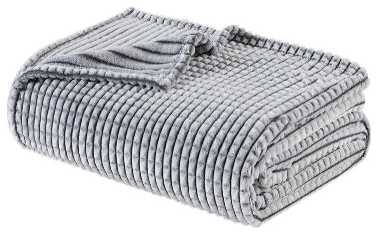 Madison Park Carved Plush Blanket