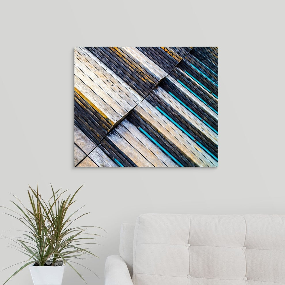 "High Line Abstract" Wrapped Canvas Art Print, 24"x20"x1.5"