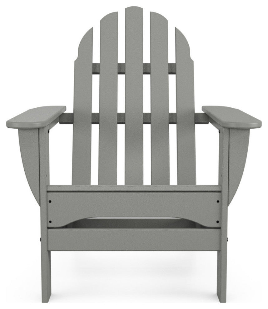 Polywood Classic Adirondack Chair, Slate Gray