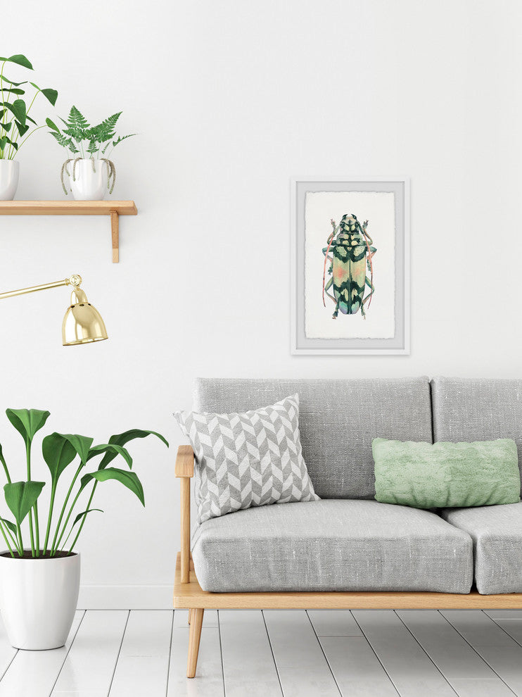 "Camouflage Bug" Framed Painting Print, 24"x36"
