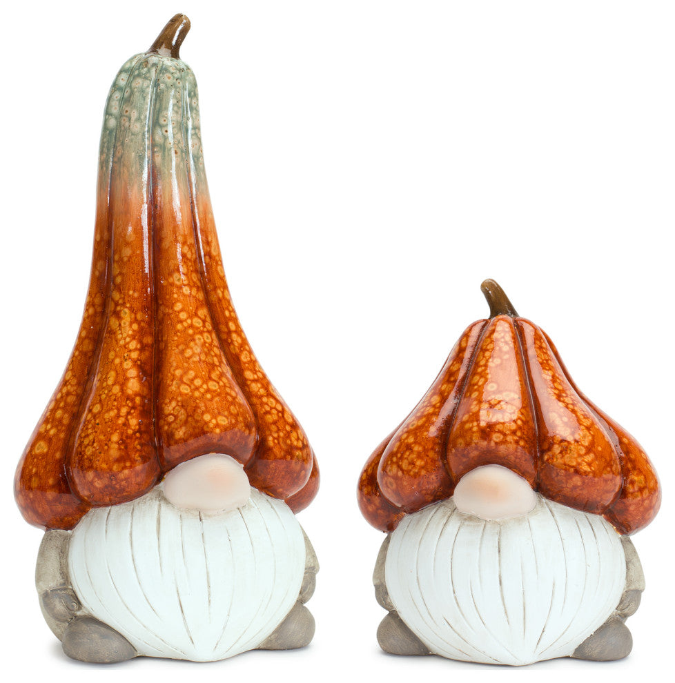Gnome With Pumpkin Hat, 2-Piece Set