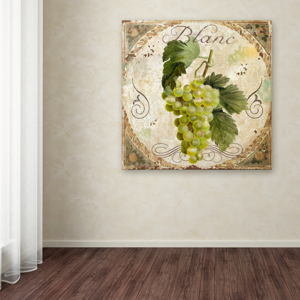 Color Bakery 'Tuscany Table Blanc' Canvas Art, 35"x35"