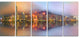 "Singapore Financial District Island" Canvas Print60"x28", 5-Panels
