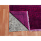 Overdyed Pink, 100% Cotton Hand Knotted Agra Design Rug, 8'0"x9'7"