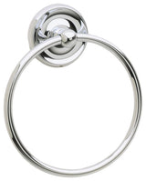 Villa Towel Ring Polished Chrome
