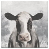 Sophisticated Cow 36 x 36 Canvas Wall Art