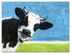 The Curious Dairy Cow 30x40 Canvas Wall Art