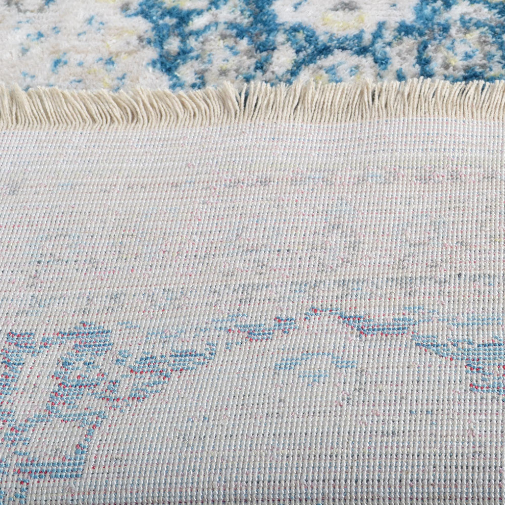 MACHINE MADE POLYESTER AREA RUGS  -Ivory Color, Oriental ,Rugs for Living Room