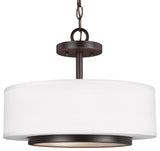 Generation Lighting 7728002 Nance 2 Light 16"W Pendant / - Bronze