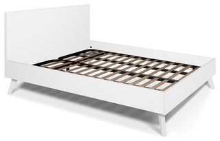 Mara Queen Bed, Pure White