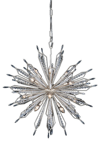 Varaluz Orbital Medium 12-Lt Pendant, Gold Dust