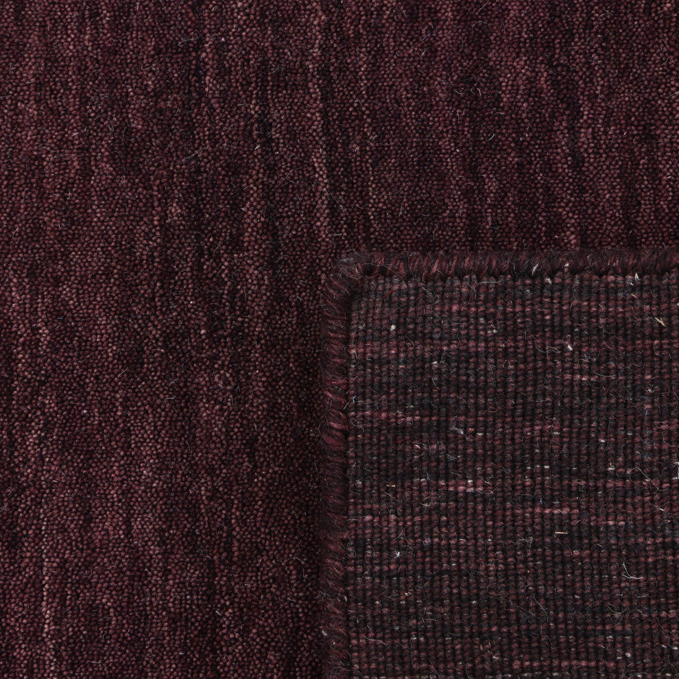 Simi One-of-a-Kind Handmade Area Rug Purple, 5' 0'' x 8' 0''