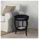 Cambria Round End Table, Black
