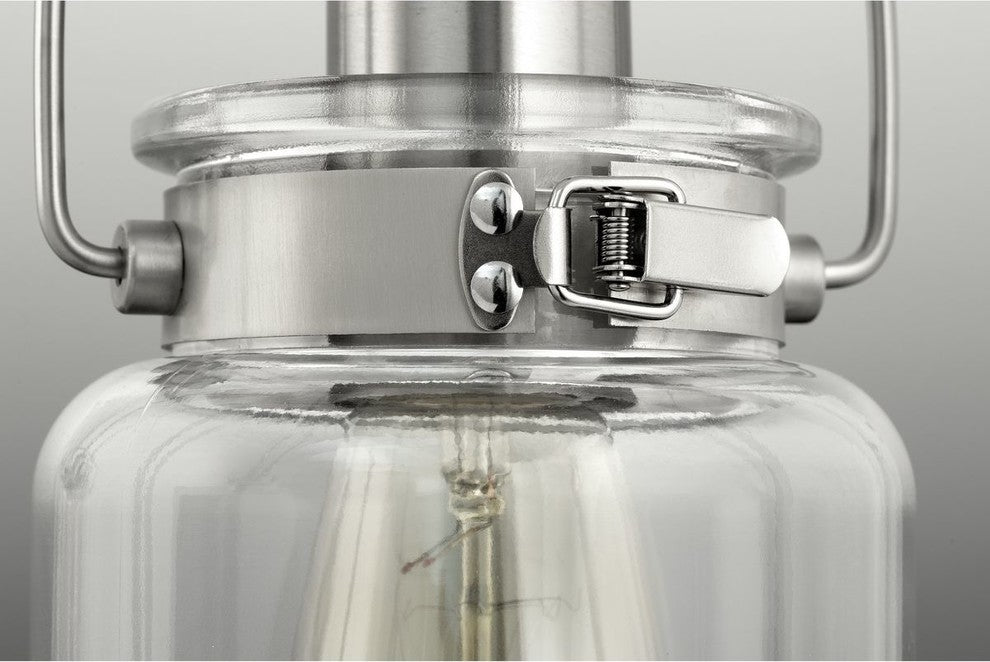 Calhoun Collection 1-Light Mini-Pendant, Brushed Nickel