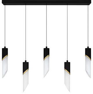 Quoizel PCAYS540 Alys 40"W LED Linear Pendant - Matte Black