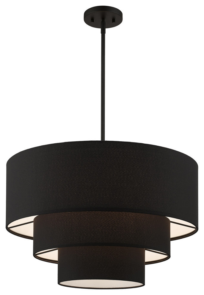 Bainbridge 4-Light Black Pendant Chandelier