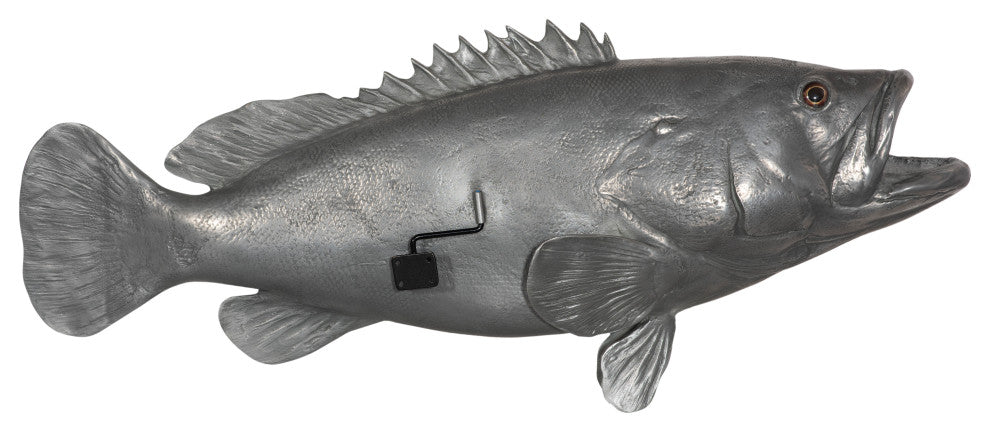Estuary Cod Fish, Polished Aluminum