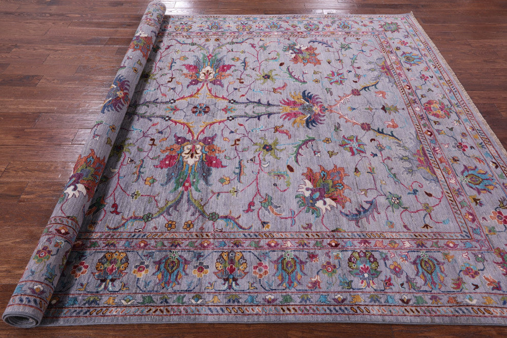 8' 0" X 10' 0" Hand Knotted Persian Tabriz Wool Rug Q8215