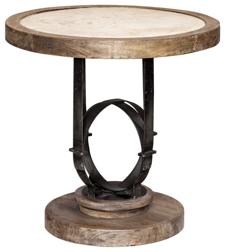 Uttermost Sydney Light Oak Accent Table