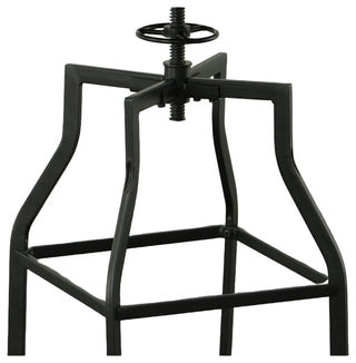 Marais Adjustable Barstool - Harvest Oak/Black