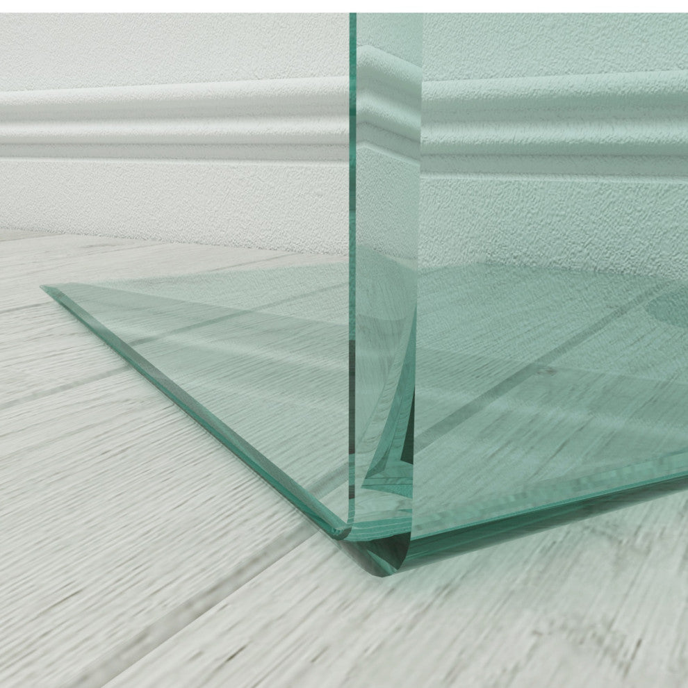Whole Tempered Glass Coffee Table End Table Transparent Side Table