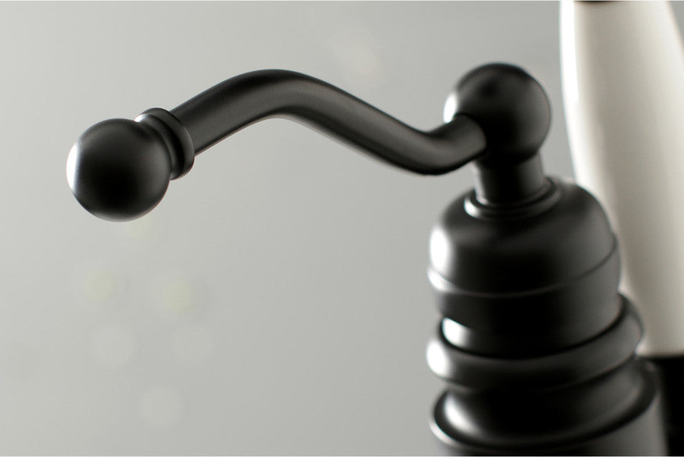 Kingston Brass Freestanding Tub Faucet With Hand Shower, Matte Black