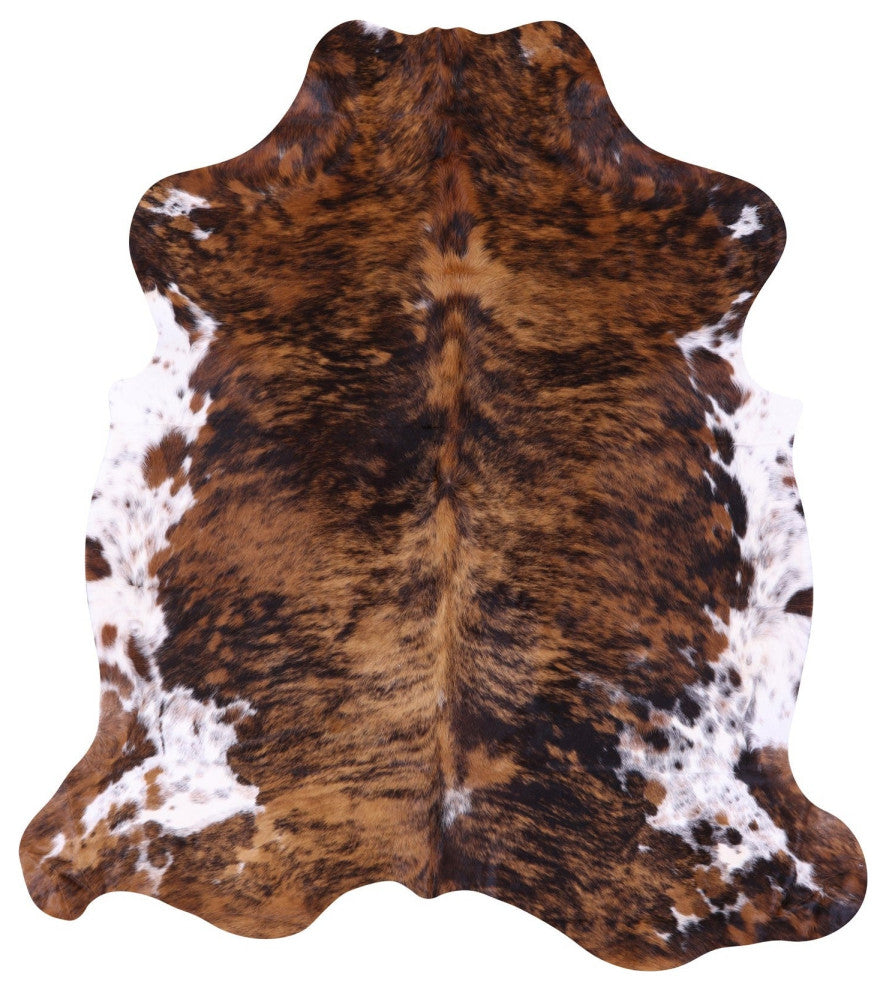 Brindle Natural Cowhide Rug 7' 0" X 6' 6" C2217