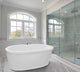Rosabella 72"x42" Free Standing Heated Soaking Bath With Access Panel