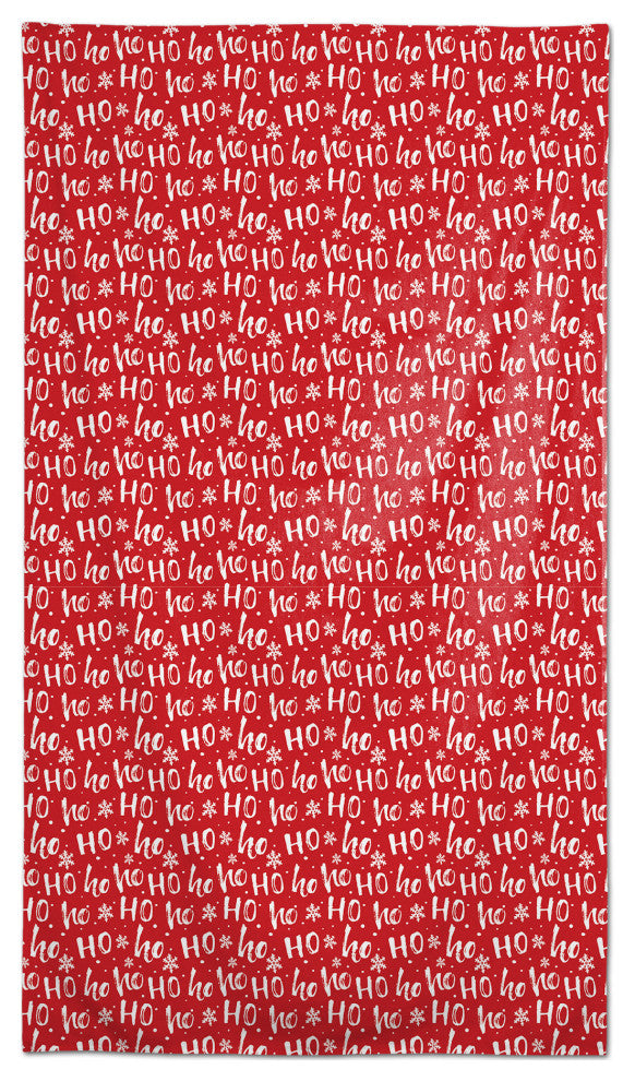 Ho Ho Ho Pattern 58x102 Tablecloth
