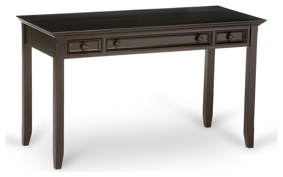 Amherst Solid Wood Desk, Hickory Brown