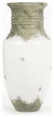 Distressed Off-White Large Vase