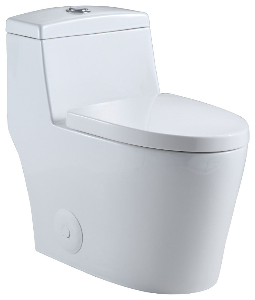 Savona Dual Flush Semi Elongated One-Piece Toilet