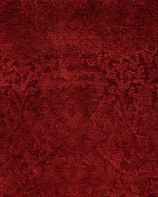 Overdyed, One-of-a-Kind Hand-Knotted Area Rug Rust, 2'6"x9'4"