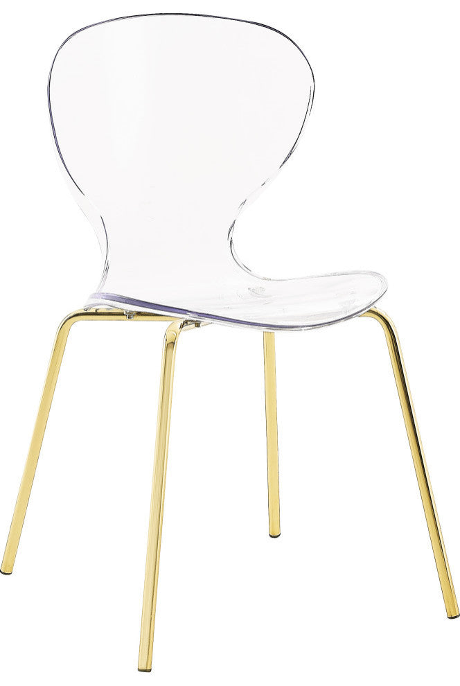 Clarion Dining Chair (Set of 2), Gold