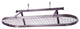 Handcrafted 60" French Oval Ceiling Pot Rack w 30 Hooks Hammered Steel