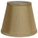 19" Pale Brown Empire Slanted No Slub Lampshade