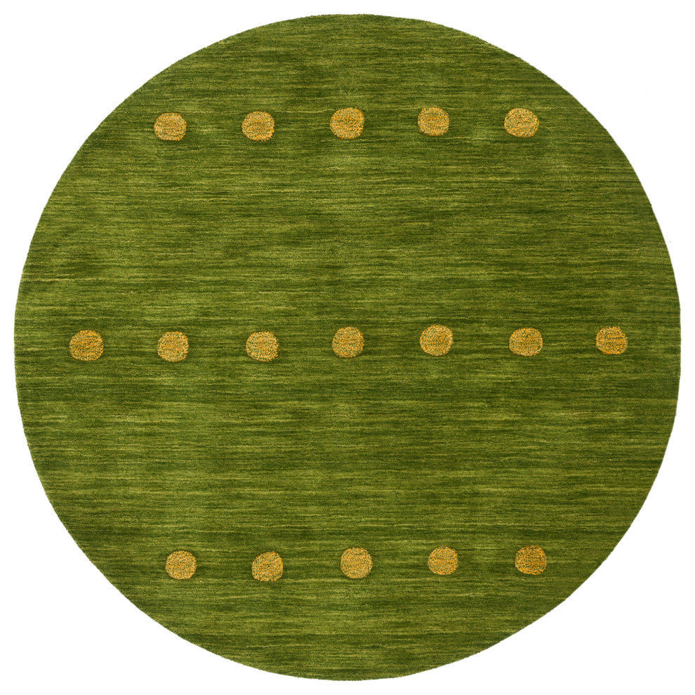 Safavieh Himalaya Collection HIM590 Rug, Green, 6' Round