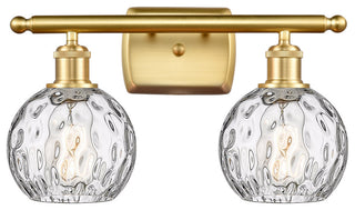 Innovations 516-2W-SG-G1215-6 2 Light Bath Vanity Light, Satin Gold