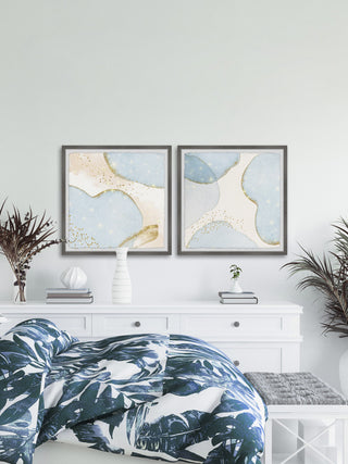 Freedom Pass Diptych, 2-Piece Set, 32x32 Panels
