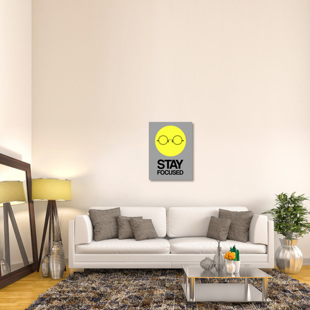 "Stay Focused Circle Poster 2" Fine Art Print