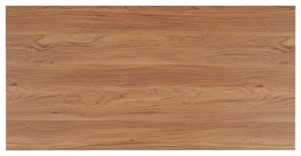 Safavieh Ceu 2 Door Coffee Table, Oak/Gold