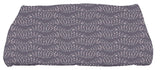 Fan Dance 28"x58" Purple Geometric Bath Towel