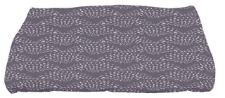 Fan Dance 28"x58" Purple Geometric Bath Towel