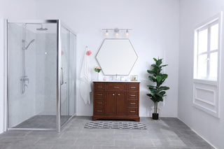 Elegant Lighting LD2316 Gene 3 Light 28"W Vanity Light - Chrome