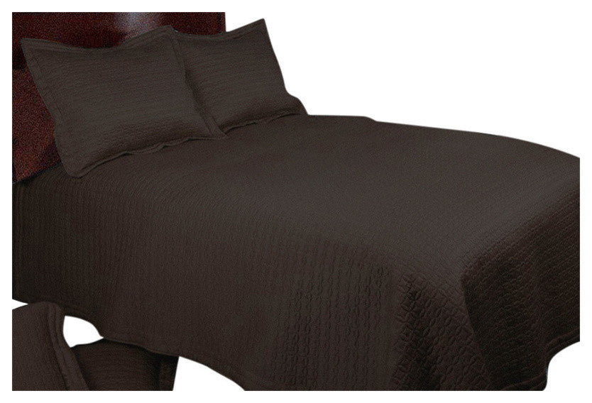 Ancient Coin Polyester Sateen Quilt and Sham Set