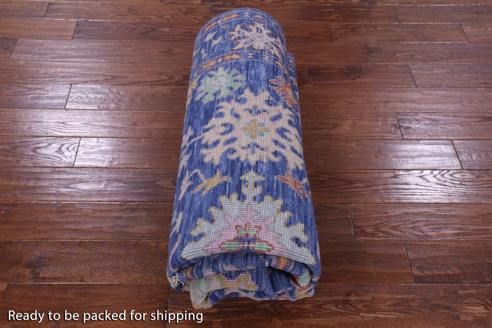 6' 1" X 9' 2" Turkish Oushak Handmade Wool Rug - Q13434